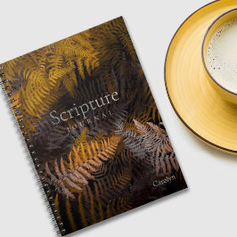 Christian Scripture Lush Greenery Journal Anteckningsbok