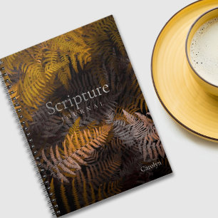 Christian Scripture Lush Greenery Journal Anteckningsbok
