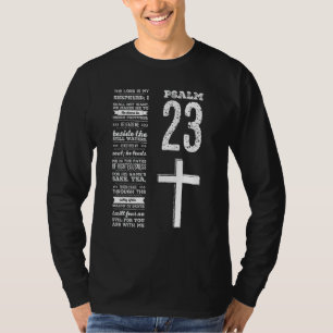 Christian Scripture Psalm 23 Youth Group Pastor Fa T Shirt