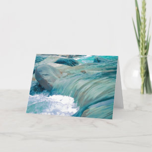 Christian Scripture Sympathy Card Blue River Vatte Kort