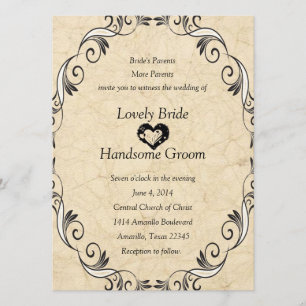 Christian Scripture Wedding bjudande Inbjudningar