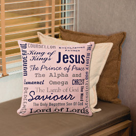 Christian Seventeen Namn of Jesus Kudde