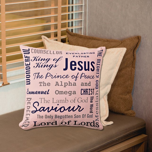 Christian Seventeen Namn of Jesus Kudde (Skapare uppladdad)