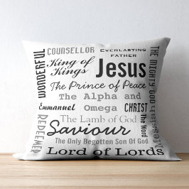 Christian Seventeen Namn of Jesus Kudde