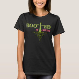 Christian Shirt Rooted in Kristus Design T Shirt