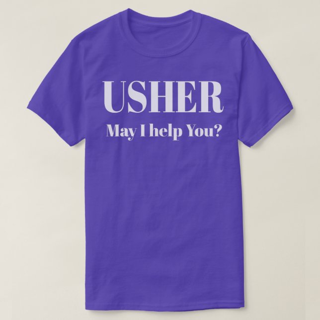 Christian Shirt Usher-kyrkpresent T (Design framsida)