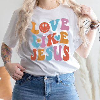 Christian Shirts,Christian Shirt,Kärlek som Jesus T Shirt