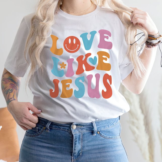 Christian Shirts,Christian Shirt,Kärlek som Jesus T Shirt (Skapare uppladdad)