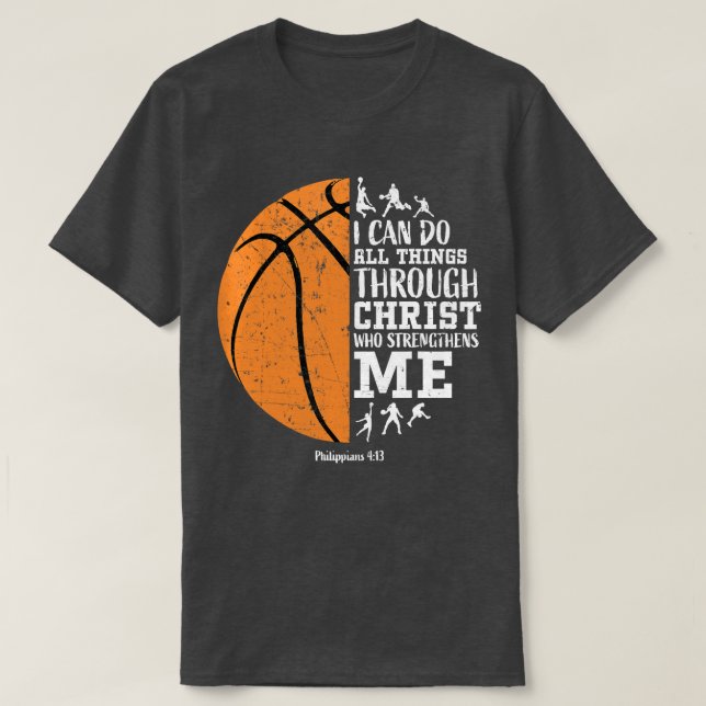 Christian Shirts for Boys Basketball Shirt Religio T (Design framsida)
