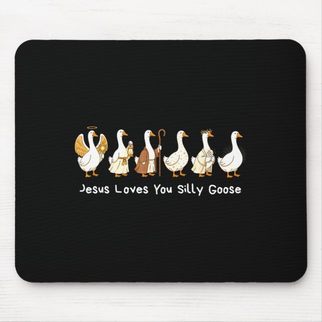 Christian Silly Goose Faith Based Jesus Loves You  Musmatta (Framsidan)