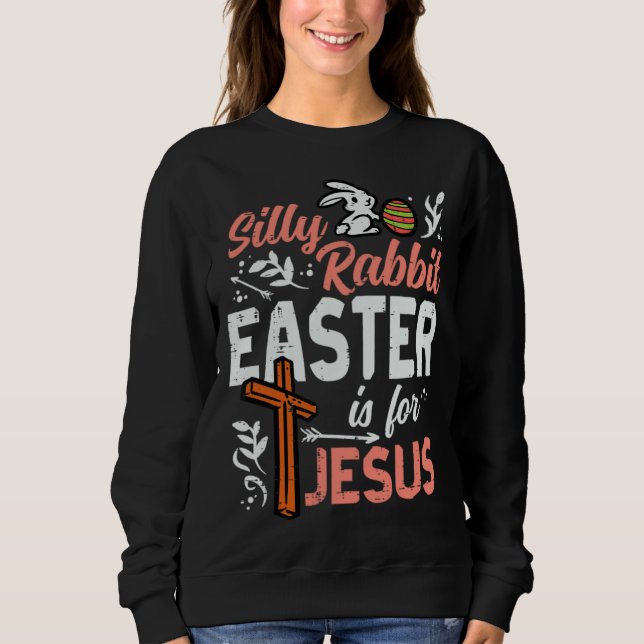 Christian Silly Rabbit Easter For Jesus Men Boys T T Shirt (Framsida)