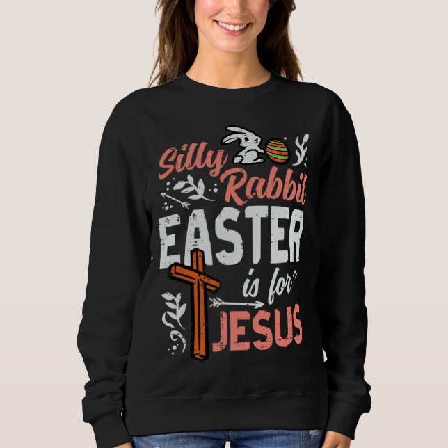 Christian Silly Rabbit Easter For Jesus Men Boys T T Shirt (Framsida)