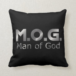 Christian Silver MAN AV GOD PSALM 1:1 Kudde