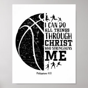 Christian Sketll Gifts Philippians 413 Manar Women Poster