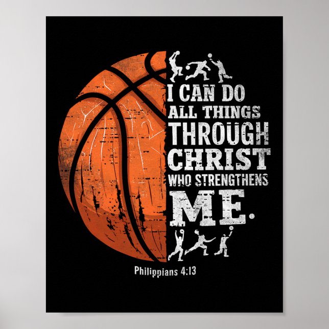 Christian Sketll jag kan göra allt Sak Religiösa F Poster (Framsidan)