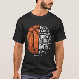 Christian Sketll jag kan göra allt Sak Religiösa F T Shirt