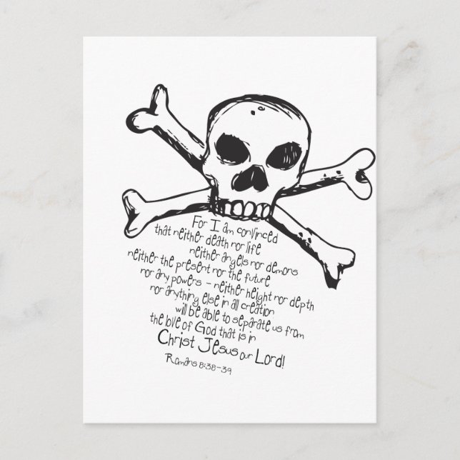 Christian Skull Vykort (Framsida)