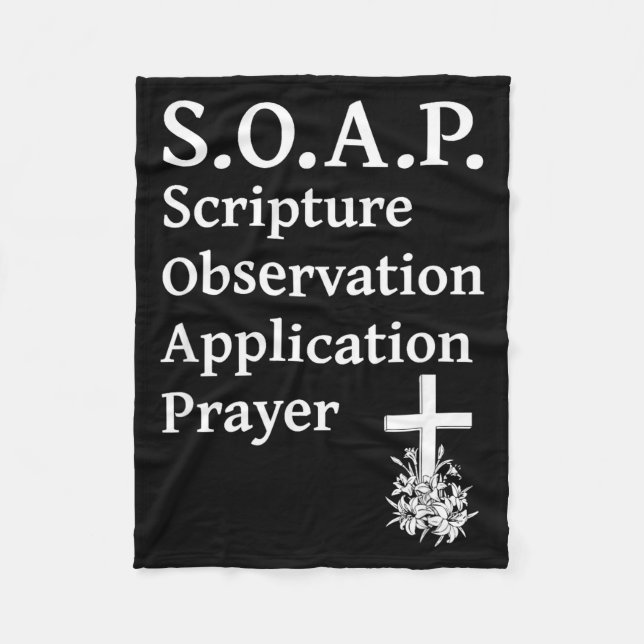 Christian Soap Scripture Observation Application P Fleecefilt (Framsidan)
