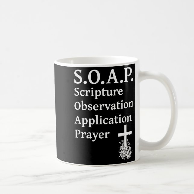 Christian Soap Scripture Observation Application P Kaffemugg (Höger)