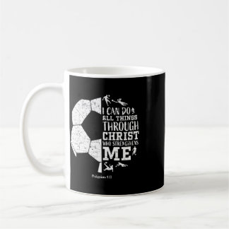 Christian Soccer Faith Graphic Bible Verse Philipp Kaffemugg