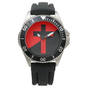 Christian socialism & Anarchism (Liberation) Flagg Armbandsur