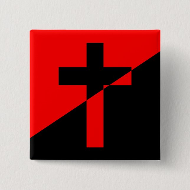 Christian socialism & Anarchism (Liberation) Flagg Knapp (Framsida)