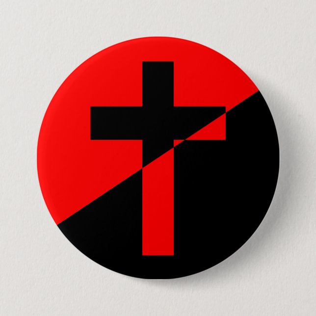 Christian socialism & Anarchism (Liberation) Flagg Knapp (Framsida)