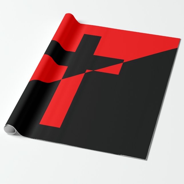 Christian socialism & Anarchism (Liberation) Flagg Presentpapper (Utrullad)