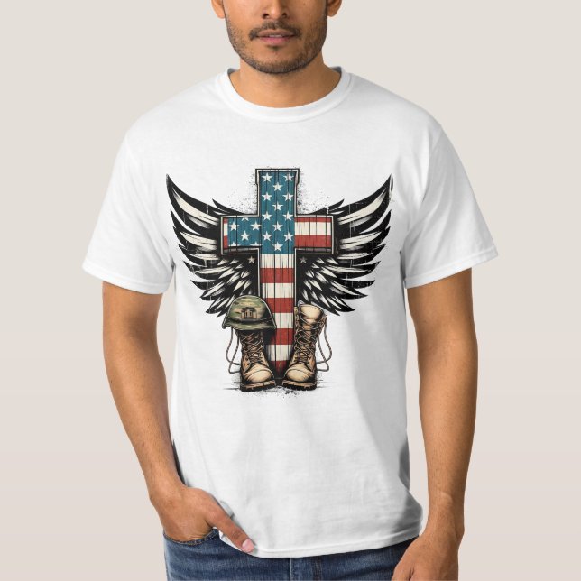 Christian Soldier T Shirt (Framsida)