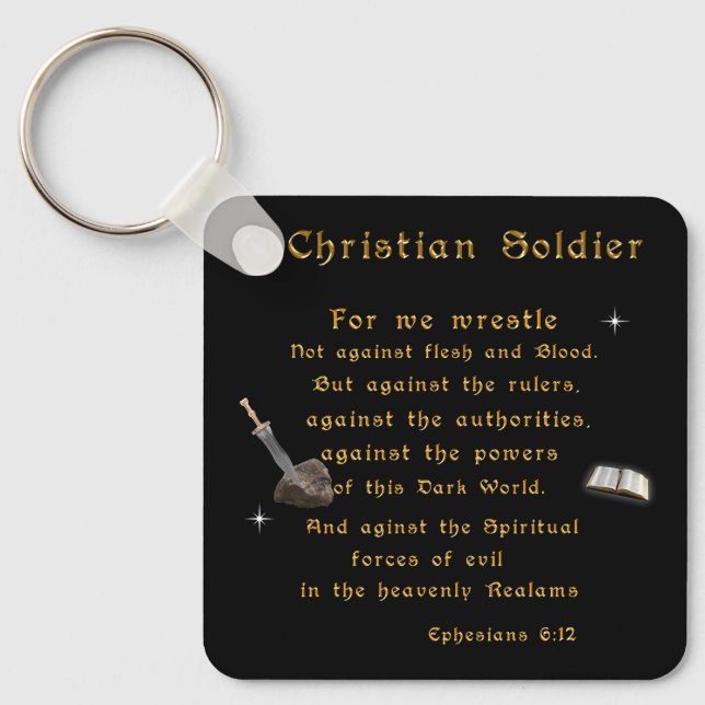 Christian Soldiers Nyckelring (Framsida)