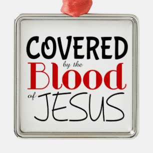 Christian SOM OMFATTAS AV BLOOD OF JESUS Ornament