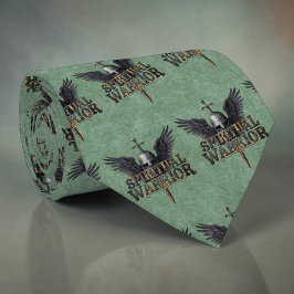 Christian Spiritual Warrior Custom Necktie Slips