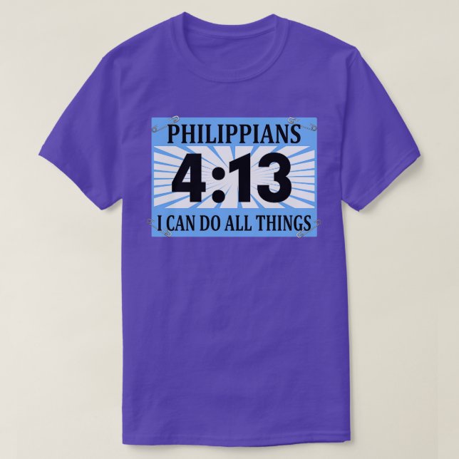 Christian Springer Running Bib Philippians 413 I C T Shirt (Design framsida)