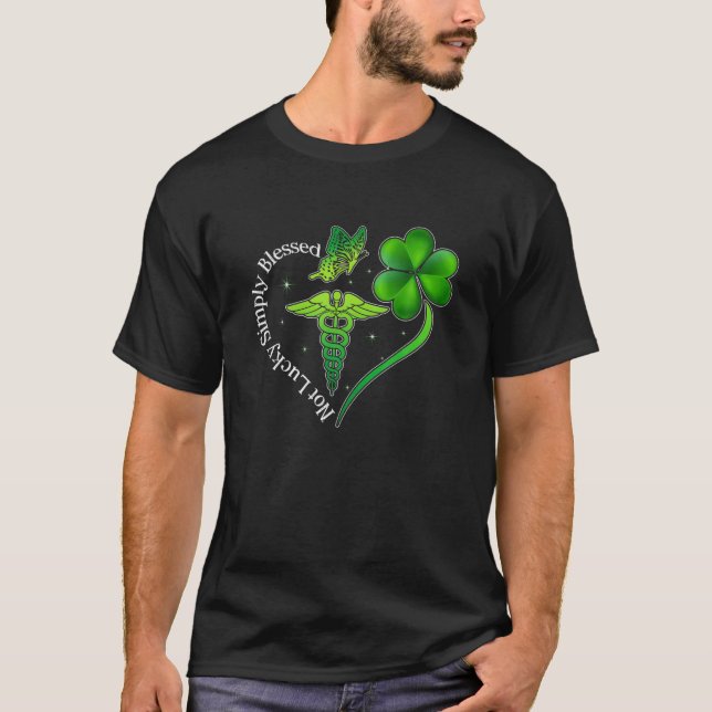 Christian St patrick's day bläddrad inte Tur T Shirt (Framsida)