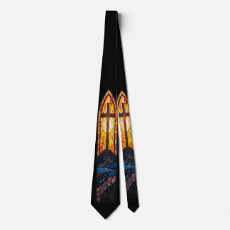Christian Stained-Glass Cross Tie Slips