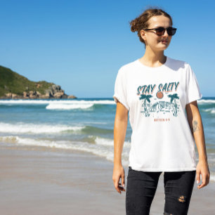Christian Stanna Salty Matthew 5:13 Retro Beach T Shirt