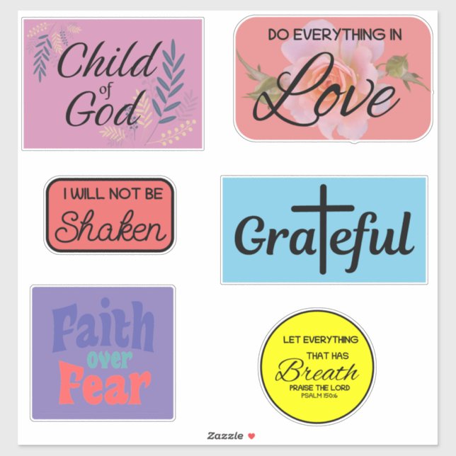 Christian Sticker Pack Klistermärken (Ark)