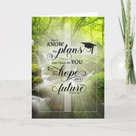 Christian Studenten Grattis Forest Bäck Kort