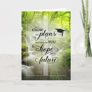 Christian Studenten Grattis Forest Bäck Kort