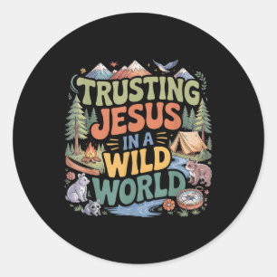 Christian Summer True North Trusting Jesus Camp Vb Runt Klistermärke