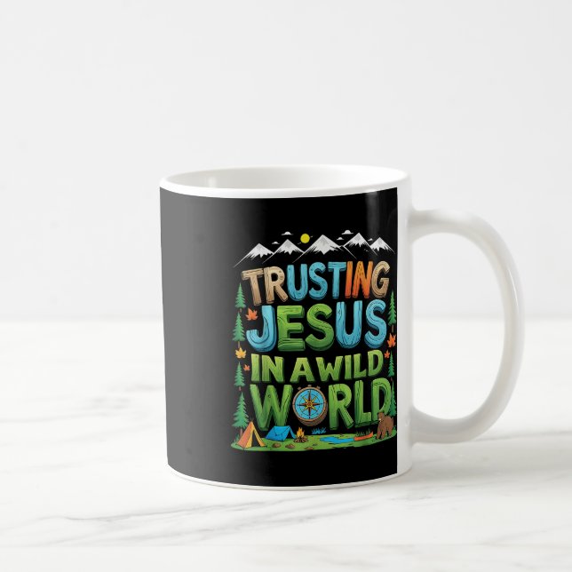 Christian Summer True North Vbs 2025 Trusting Jesu Kaffemugg (Höger)