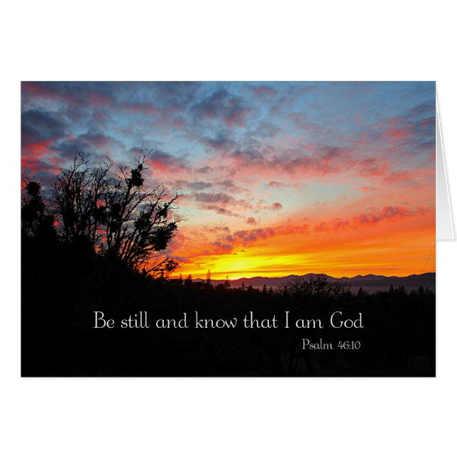 Christian Sunset Ligcape Photo Creationart OBS Kort (Framsidan Horizontal)