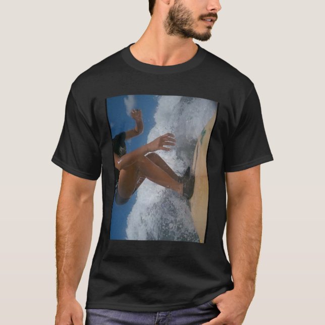 Christian Surfer Girl T Shirt (Framsida)