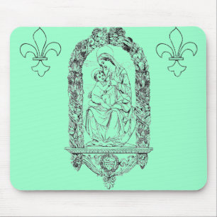 Christian Symbols Mouse Pad Musmatta