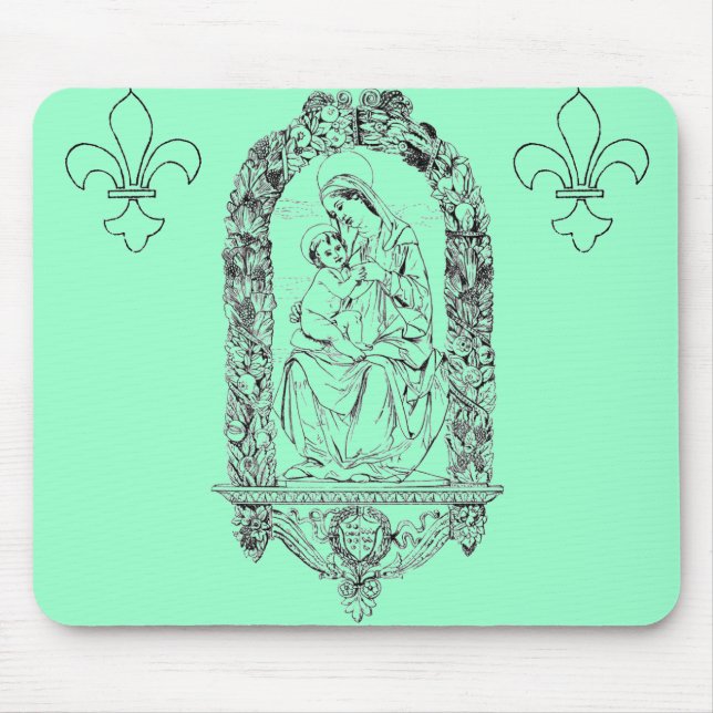 Christian Symbols Mouse Pad Musmatta (Framsidan)
