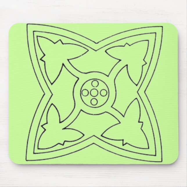 Christian Symbols Mouse Pad Musmatta (Framsidan)