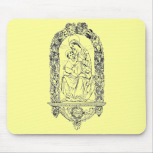 Christian Symbols Mouse Pad Musmatta