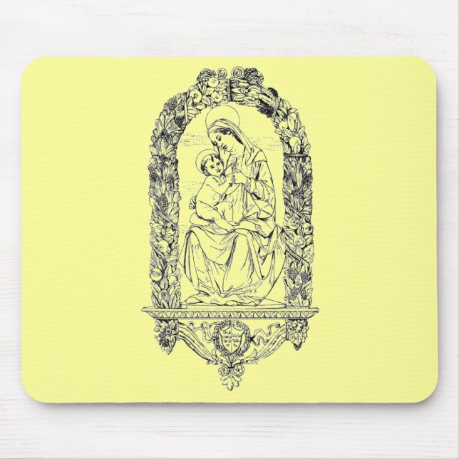 Christian Symbols Mouse Pad Musmatta (Framsidan)