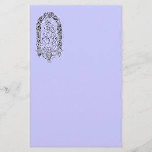 Christian Symbols Stationery Brevpapper