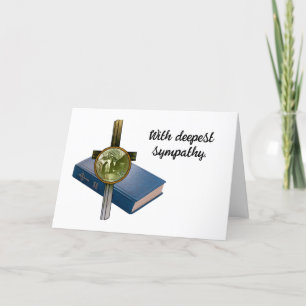 Christian Sympathy blank-kort Tack Kort